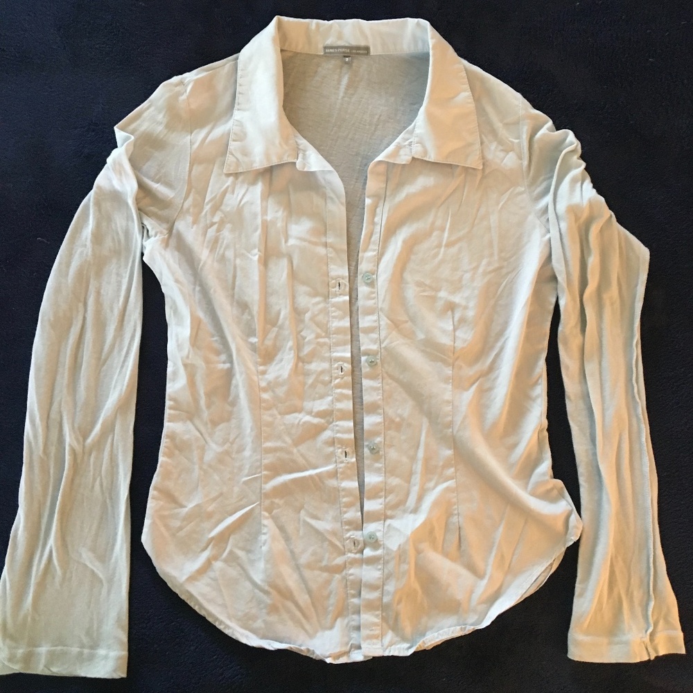 James Perse Powder Blue S